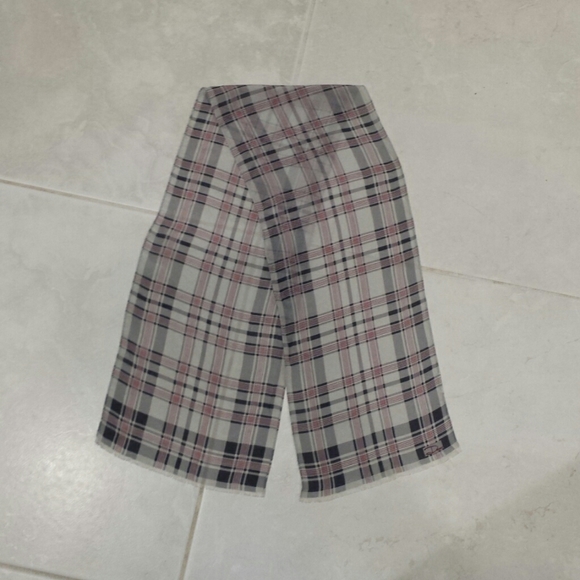 Plaid Sheer Dresco Scarf - Picture 1 of 5